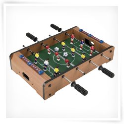 Trademark Games Mini Table Top Turbo Foosball with Accessories