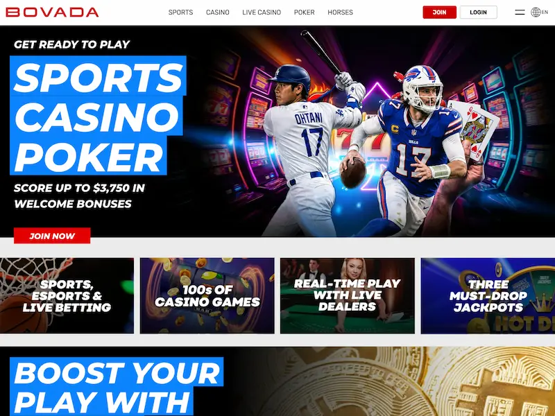 bovada sportsbook homepage